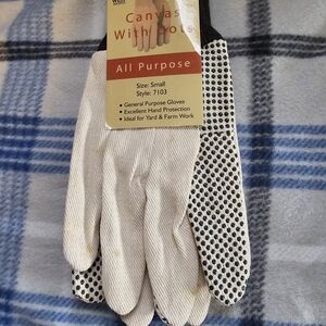 Canvas All Purpose Gloves with Dots